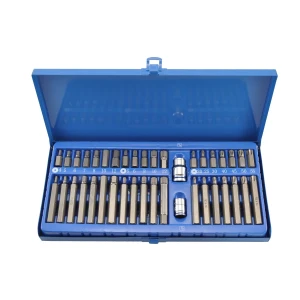TSX TOOL Set 40pc Brocas Torx para Tornillos Hex Bit 1/2'' 3/8'' para Coche