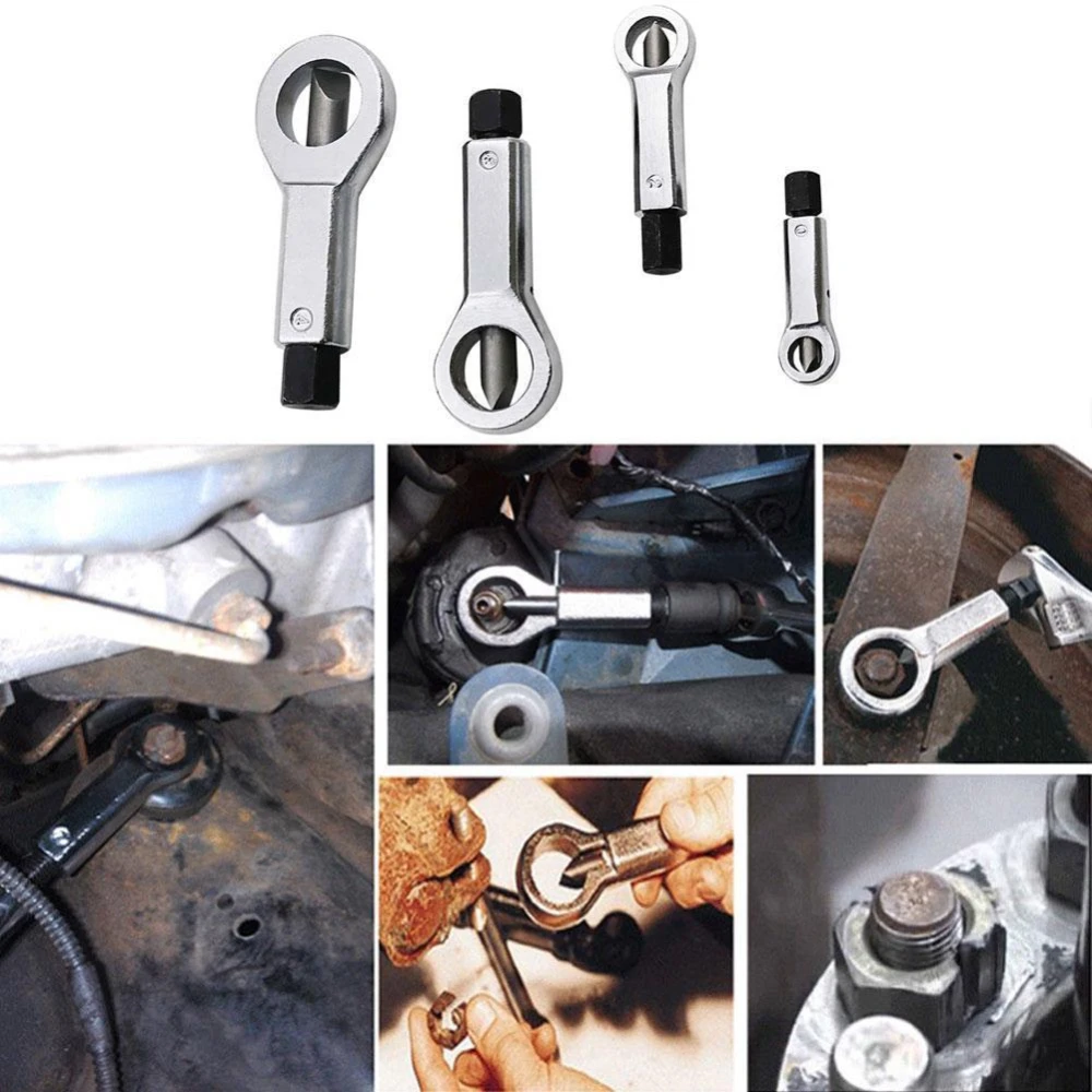 Set 4un Rompedor de Tuercas Manual de Metal Separador de Tornillos TSX TOOL