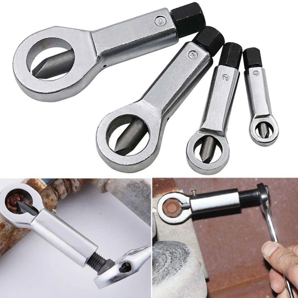 Set 4un Rompedor de Tuercas Manual de Metal Separador de Tornillos TSX TOOL