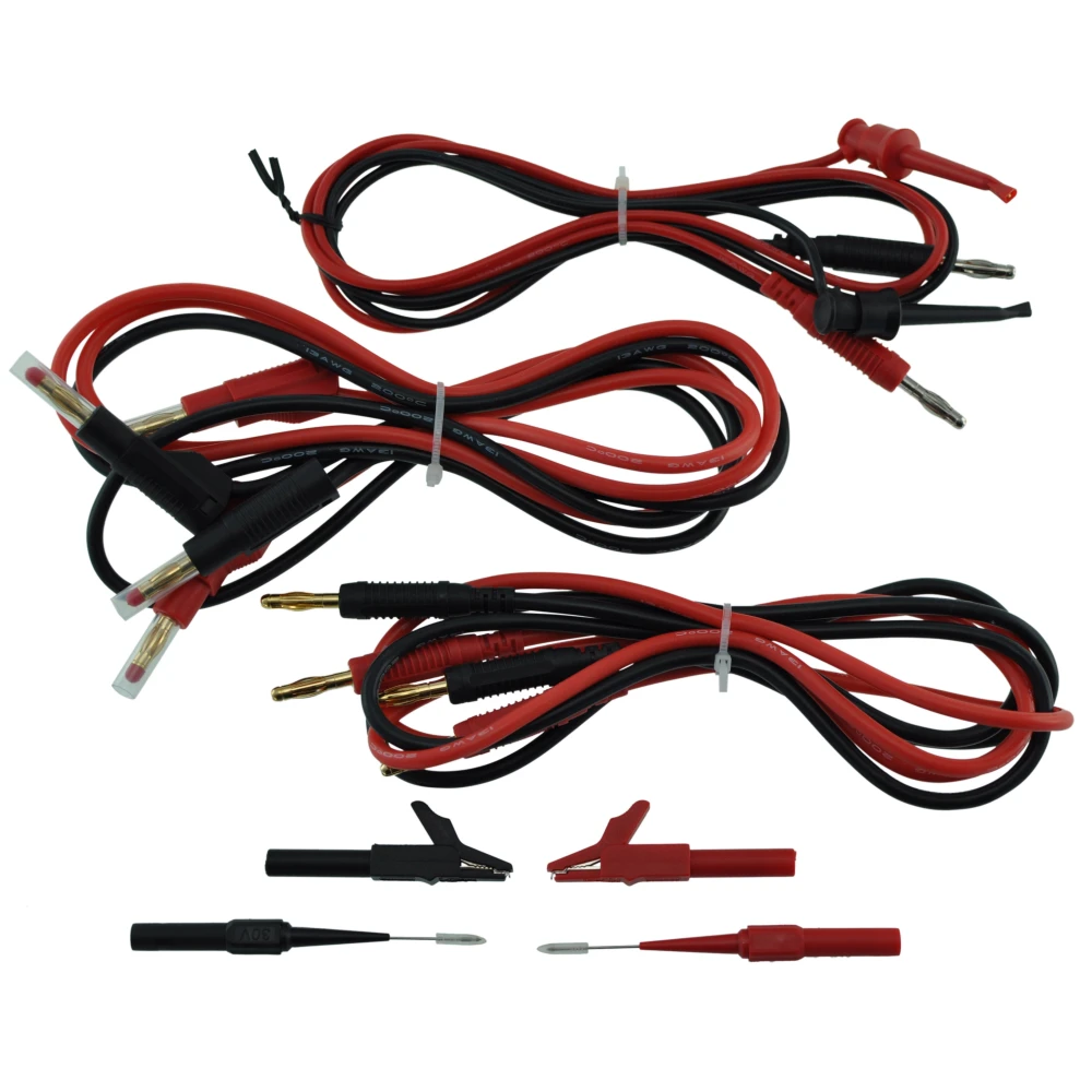 Set Cables Test para Fuente de Alimentación - Laboratorio Amass