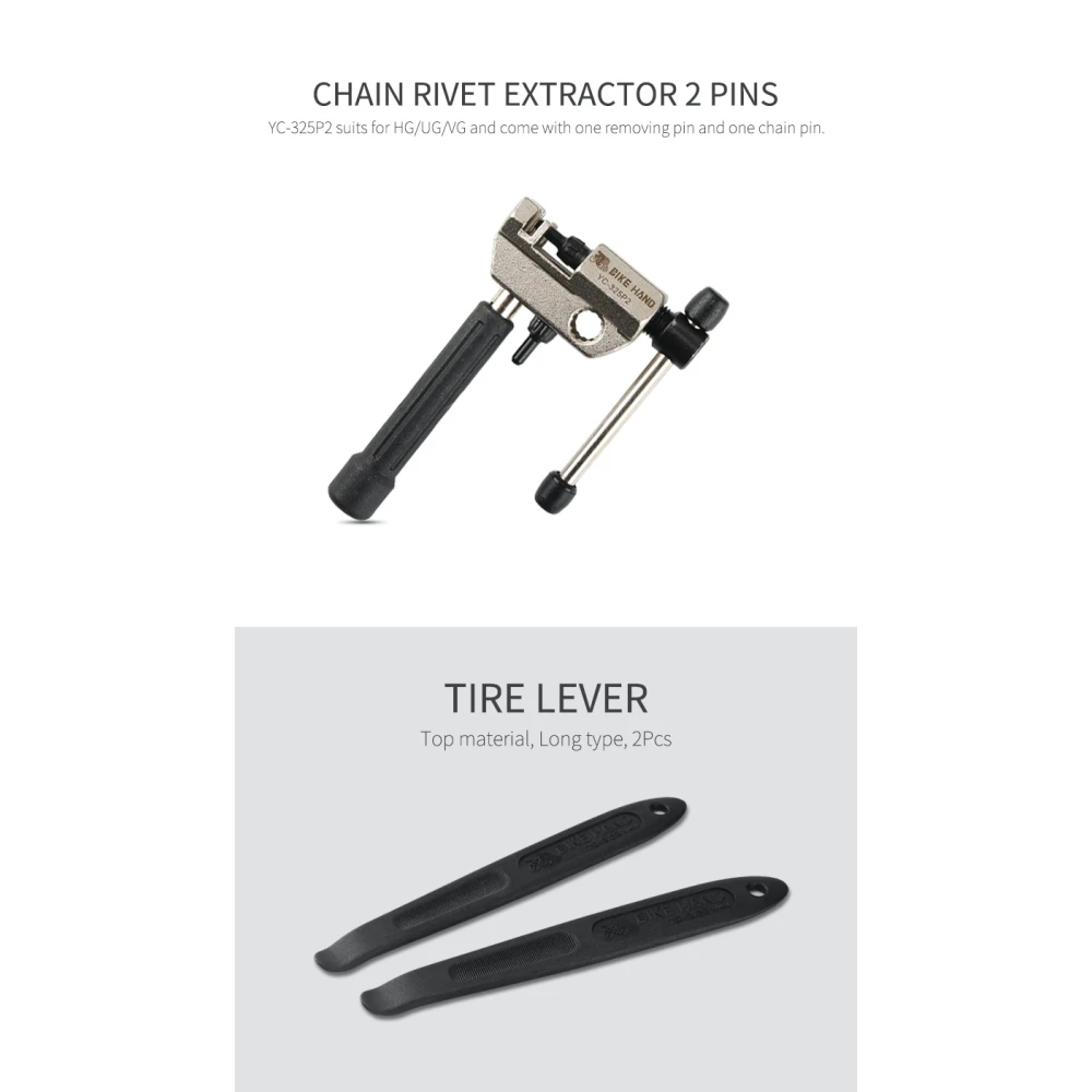 Set de herramientas para bicicleta 18 en 1 Bikehand - Juego multifuncional