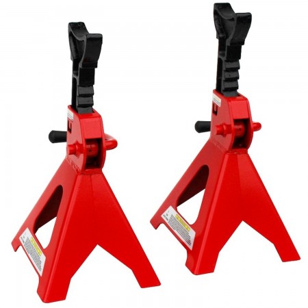 Set of 2 Jack Stands 3 Tons Heavy Duty Steel Safety Lock Car CAR TOOLS  12.00 euro - satkit