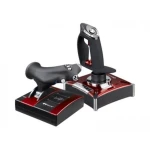 Sistema de control de vuelo doble joystick para PC con gamepad y acelerador dual