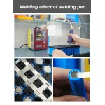 Soldadora por puntos Sunkko 737DH para construcción de baterías de litio 18650 14500 21700
