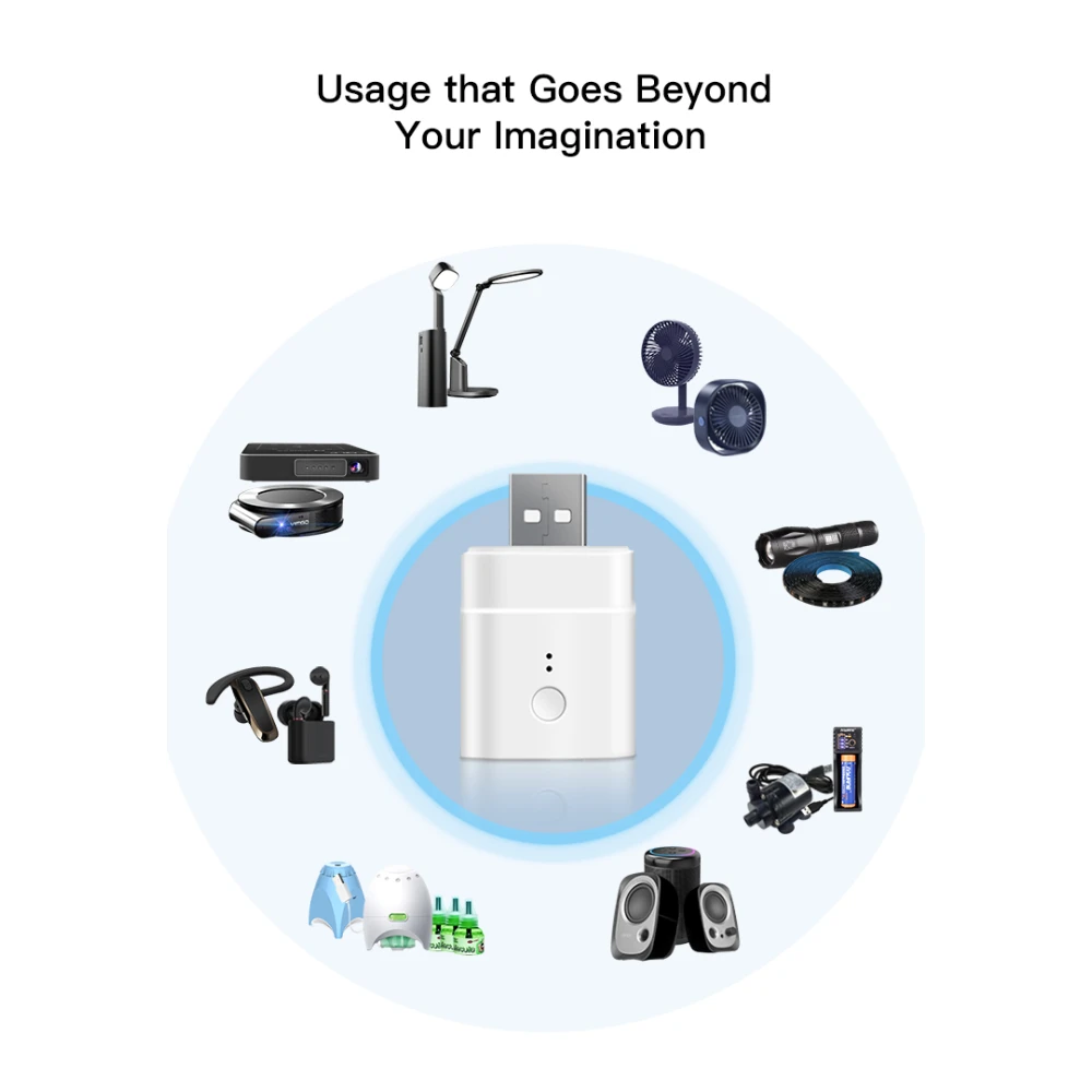 SONOFF Micro adaptador USB WiFi inteligente para control remoto y automatización