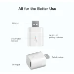 SONOFF Micro adaptador USB WiFi inteligente para control remoto y automatización
