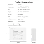 SONOFF Pow R3 - Interruptor Inteligente WiFi de Alta Potencia con Monitorización