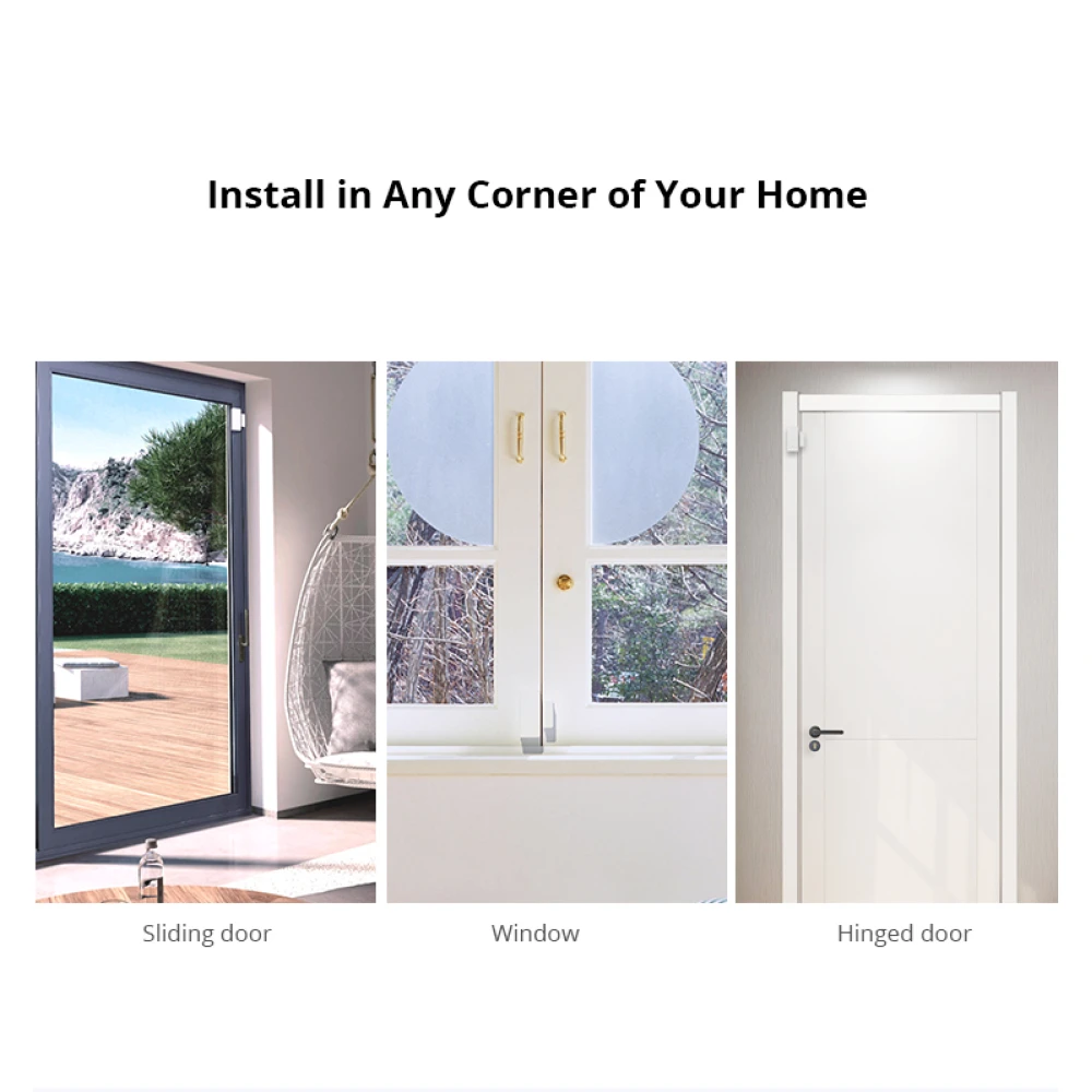 SONOFF SDW2 WiFi Sensor de apertura para puerta y ventana inalámbrico