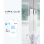 SONOFF SDW2 WiFi Sensor de apertura para puerta y ventana inalámbrico