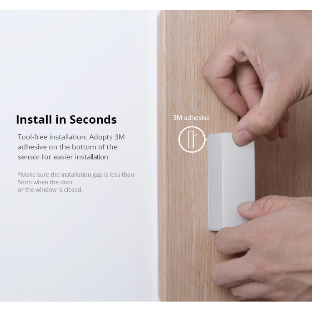 SONOFF SDW2 WiFi Sensor de apertura para puerta y ventana inalámbrico