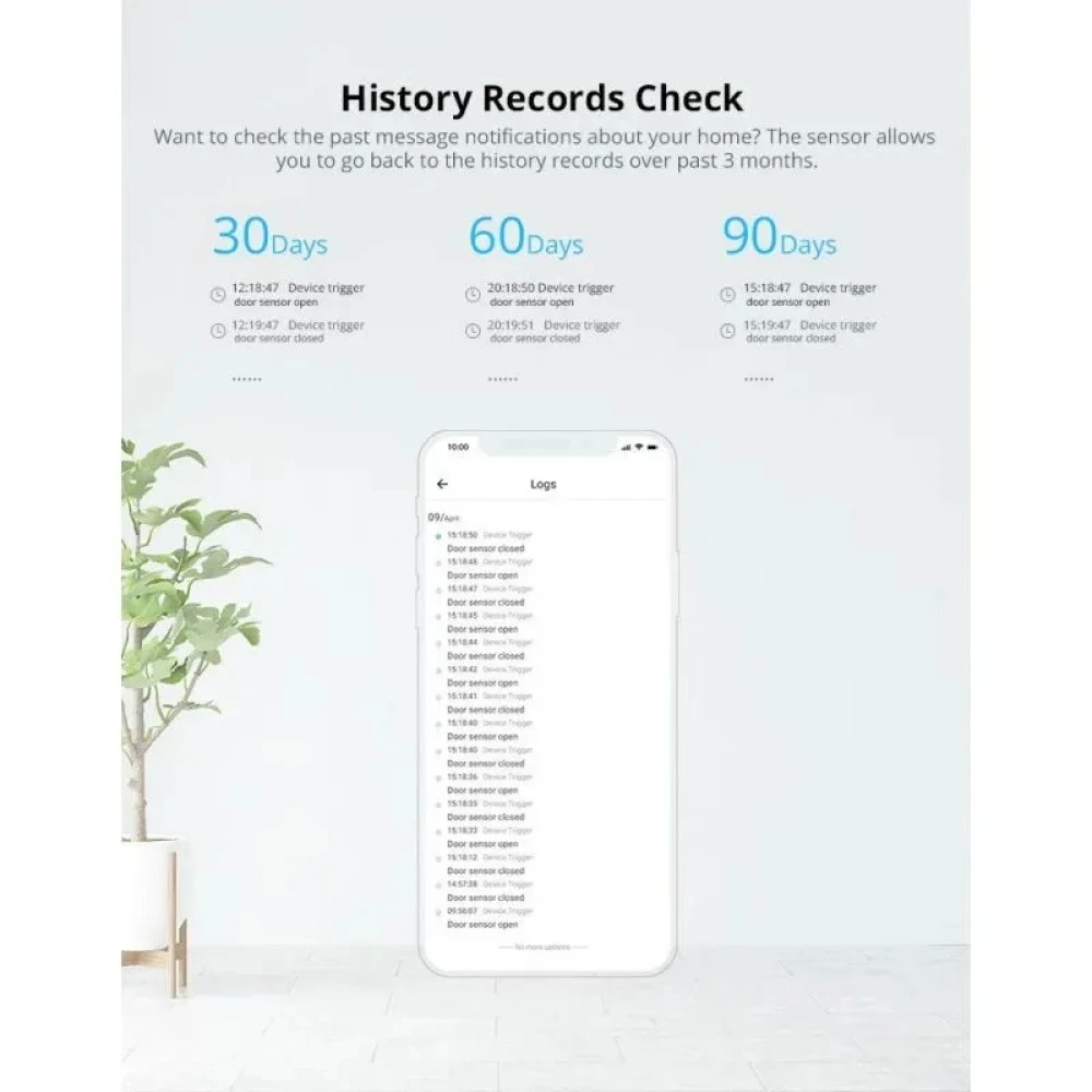 Sensor inalámbrico SONOFF SNZB-04 con tecnología ZigBee para hogar inteligente
