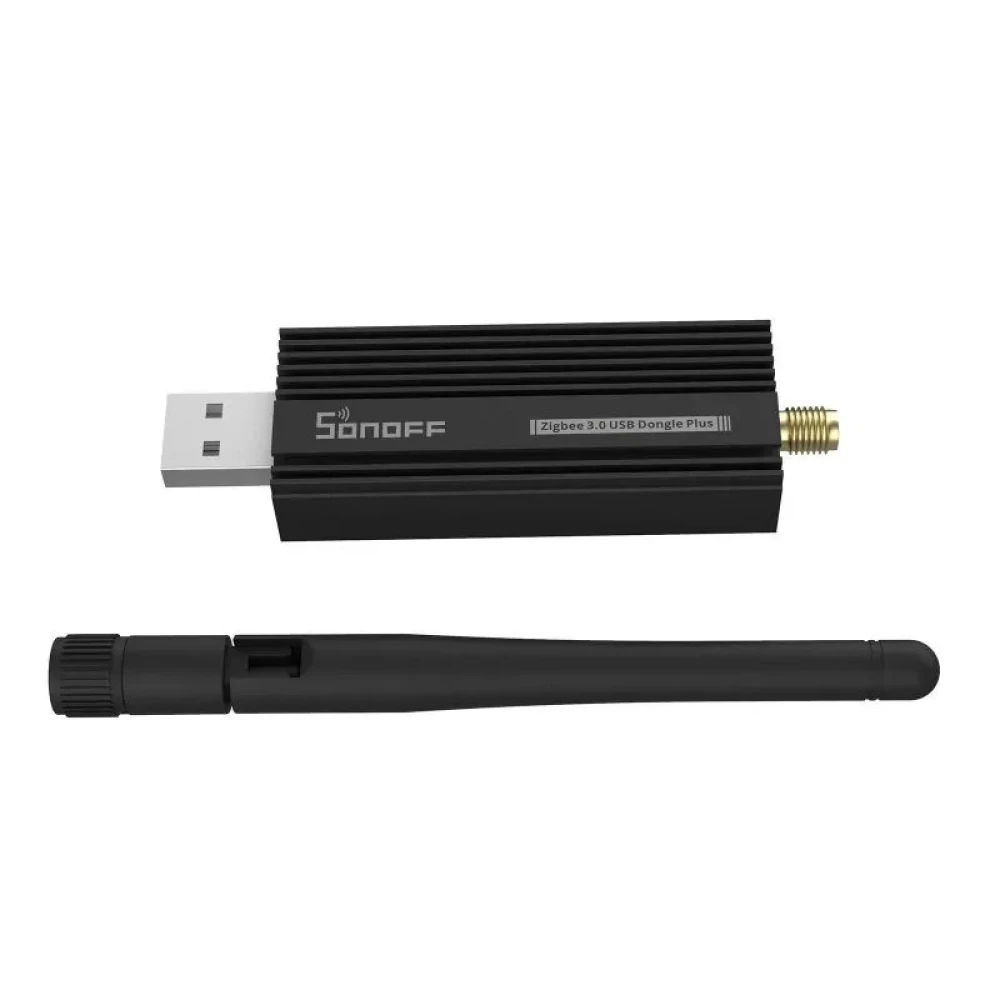 SONOFF ZBDongle-P Gateway Zigbee 3.0 USB Plus con antena para Home Assistant y Open HAB