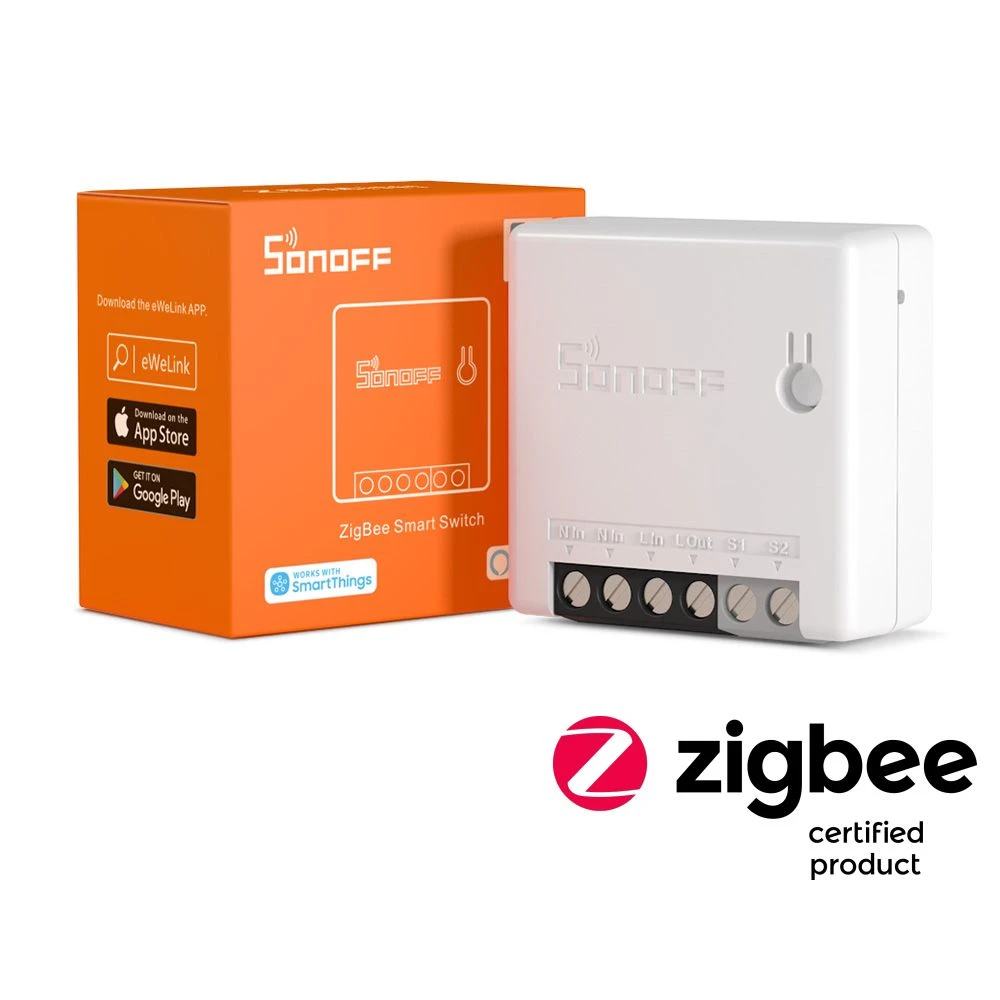 SONOFF ZBMINI ZigBee Interruptor Inteligente Mini para Control de Luz 2 Vías