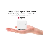 SONOFF ZBMINI ZigBee Interruptor Inteligente Mini para Control de Luz 2 Vías