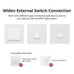 SONOFF ZBMINI ZigBee Interruptor Inteligente Mini para Control de Luz 2 Vías