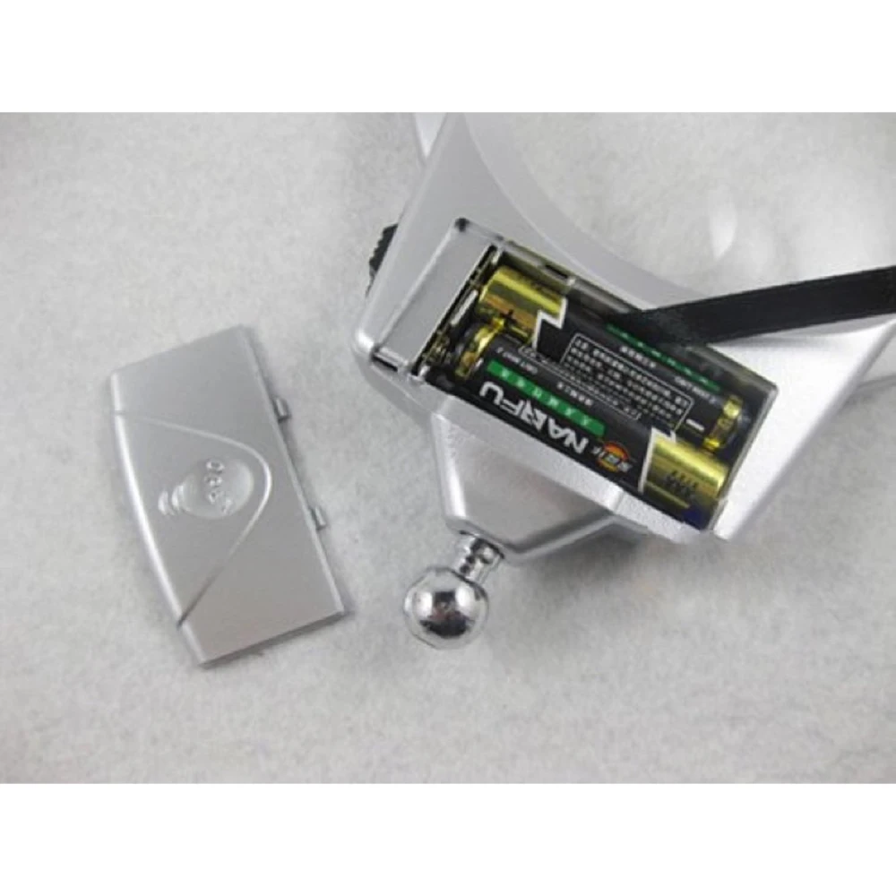 Soporte con lupa y luz LED para trabajos de electrónica y hobby