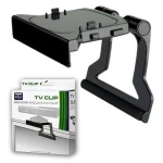Soporte Kinect Xbox 360 para TV con clip negro compatible con sensor Kinect