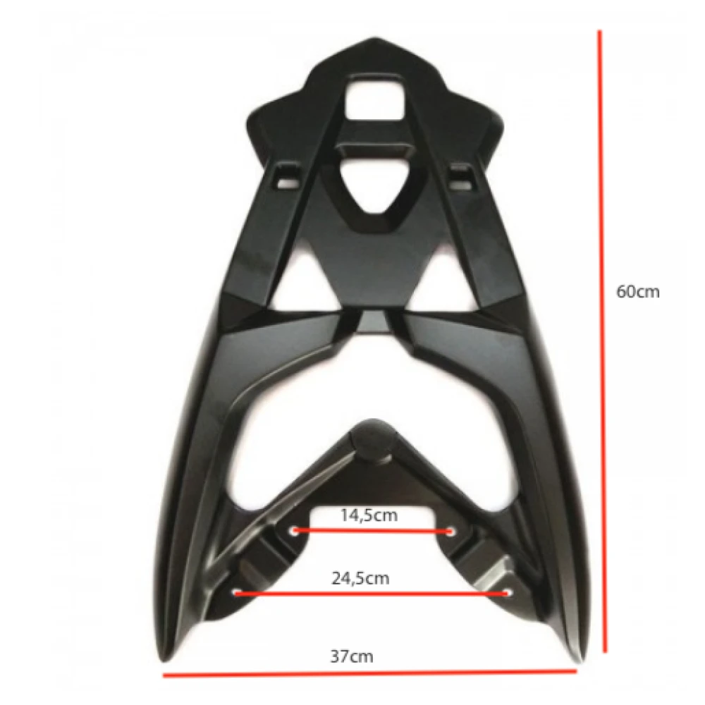 Imagen del soporte parrilla trasera Yamaha NMAX en caja de embalaje