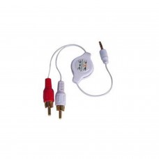 Stereo Link For Ipod/Iphone 3g/Mp3 (retractable)