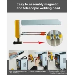 SUNKKO 738AL: Máquina de soldadura por puntos para baterías de litio 18650