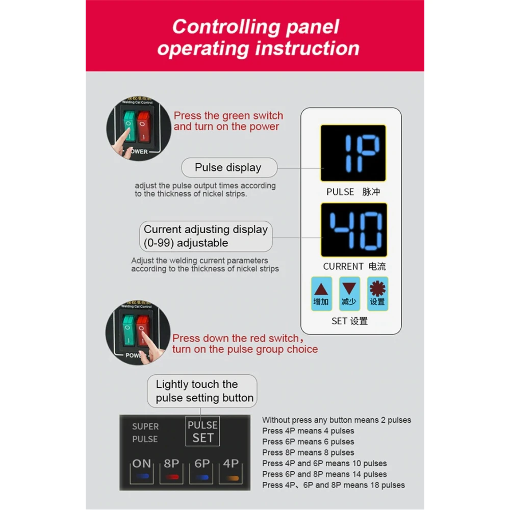 SUNKKO 738AL: Máquina de soldadura por puntos para baterías de litio 18650