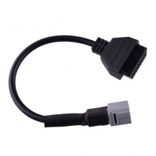 6pin To 16pin Obd2 Motorcycle Diagnostic Cable Compatible With Suzuki Obdii Adapter Connector