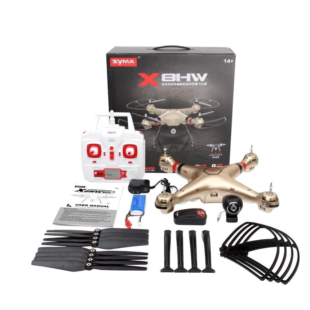 Syma X8hw Drone Quadcopter FPV con Cámara Wifi HD en Tiempo Real