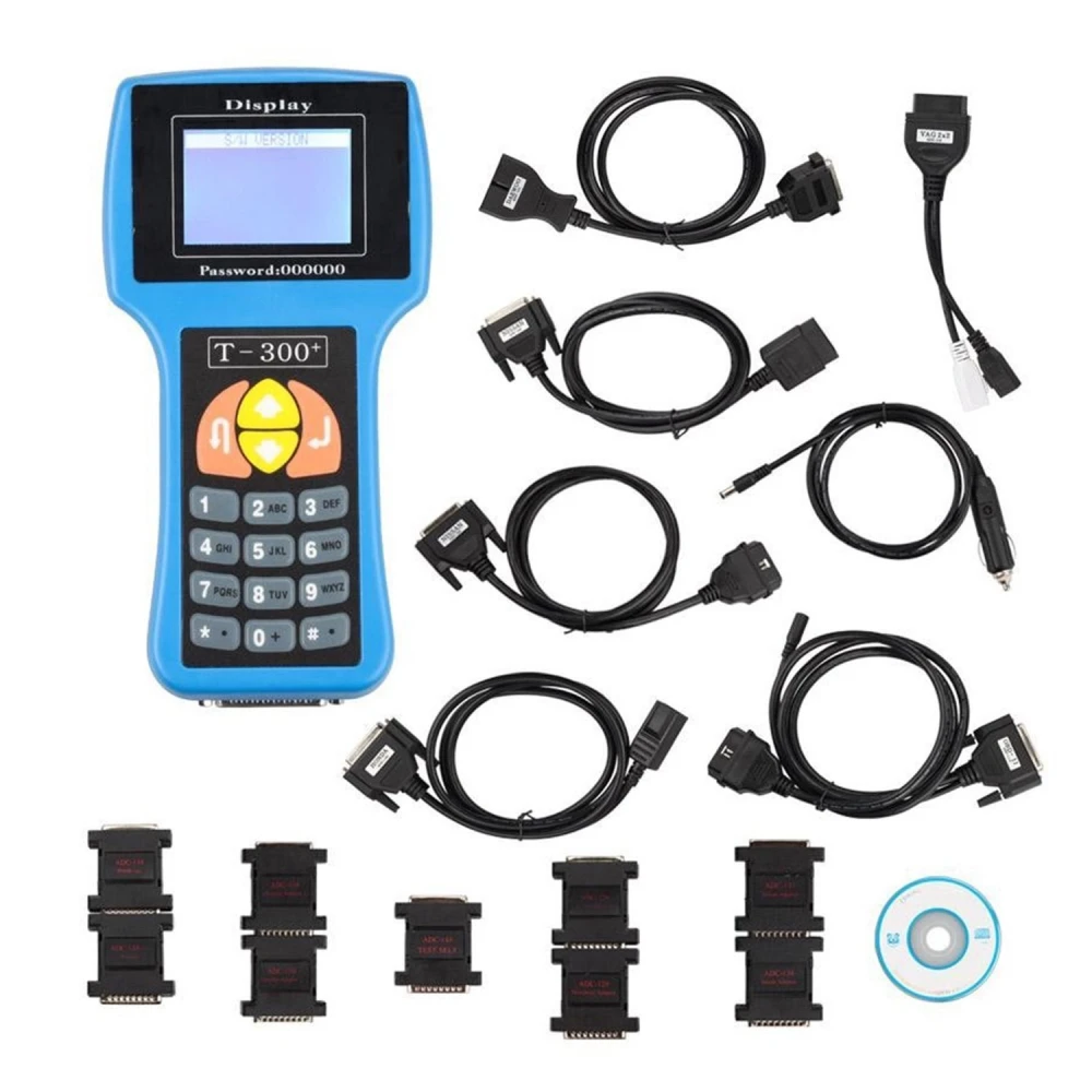 Vista frontal del T300 Key Pro T-Code DIY programador de llaves universal