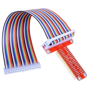 Tarjeta de expansión GPIO para Raspberry Pi con cable de cinta y adaptador tipo T