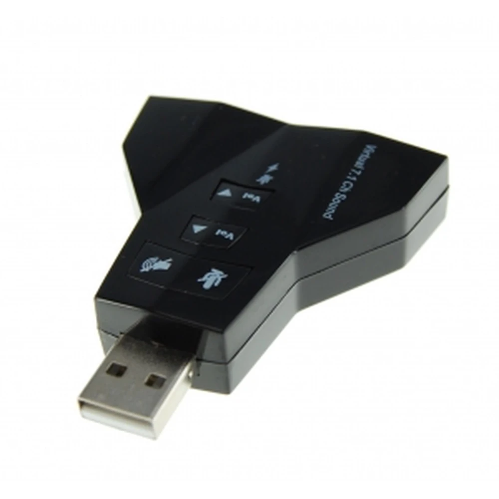 Tarjeta de sonido USB dual con 2 salidas y 2 entradas de audio