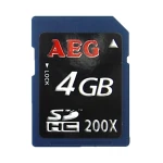 Tarjeta SDHC 4GB Clase 10 Alta Velocidad para almacenamiento eficiente