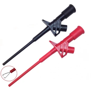 TC4169 Clips aislados con gancho de sujeción CATIII con conexión a banana Amass