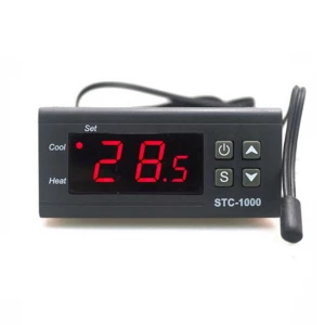 Victor Termostato Digital 220V STC-1000 con control de frío y calor para incubadoras y acuarios