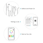 Tira LED inteligente WiFi SONOFF L2 Lite 5 metros con control remoto y app