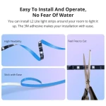 Tira LED inteligente WiFi SONOFF L2 Lite 5 metros con control remoto y app