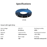 Tira LED inteligente WiFi SONOFF L2 Lite 5 metros con control remoto y app
