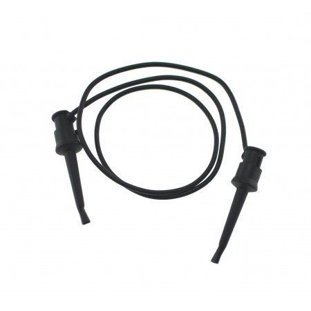 TL2218 50cm Cable Test to Clip Test Clip (2 colors available) CABLES FOR MEASURING EQUIPMENT, MULTIMETERS, OSCILLOSCOPES, ETC  1.00 euro - satkit