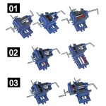 Tornillo de banco 100mm TSX TOOL para trabajos precisos y robustos