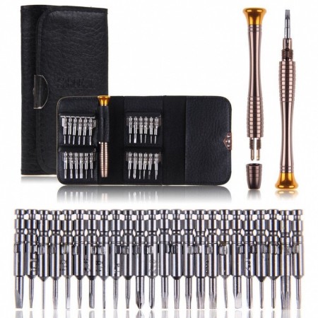 Portable 25 in 1 Precision Screwdriver Repair Tool Set For iPhone Cellphone PC Tools for electronics  5.00 euro - satkit