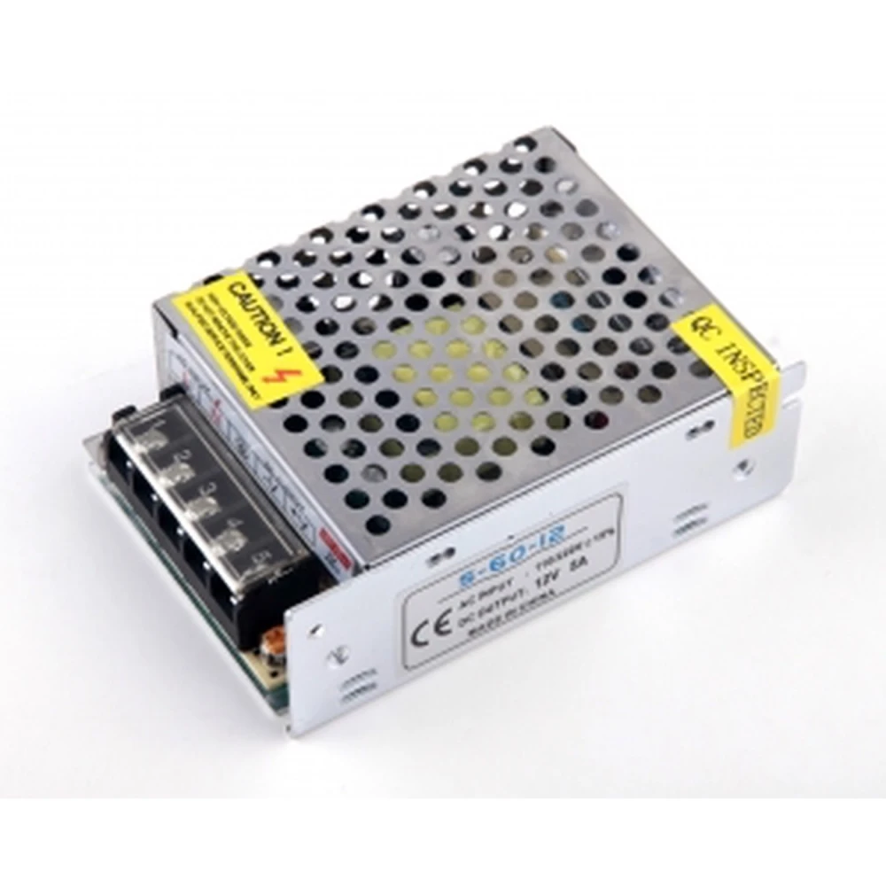 Transformador 12v 5a 60w - Fuente de Alimentación AC a DC de alta calidad