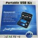 USB Travel  Kit con  Raton  y  Concentrador Hub USB 4 puertos INFORMATICA Y TV SATELITE  3.00 euro - satkit