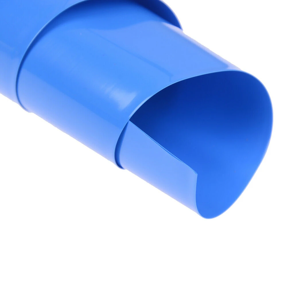 Tubo Termoretráctil PVC 1m x 210mm x 0.15mm para pack de baterías azul