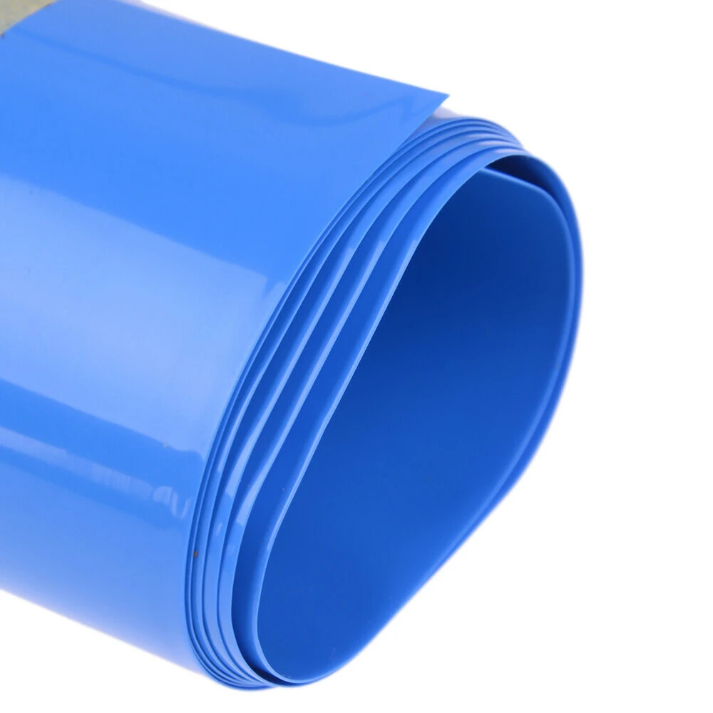 Tubo Termoretráctil PVC 1m x 210mm x 0.15mm para pack de baterías azul