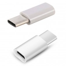 Type-C Male Connector To Micro Usb 2.0 Female Usb 3.1 Converter Data Adapter White Color