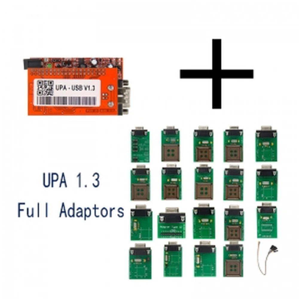 UPA USB Programmer V1.3 con adaptadores completos y función NEC