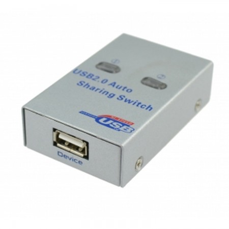 Switch-Conmutador 2 puertos para periféricos USB 2.0 para compatir un dispositivo USB entre 2 PC INFORMATICA Y TV SATELITE  7.50 euro - satkit