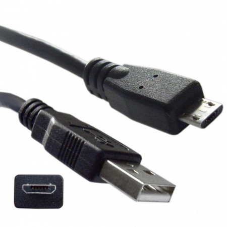 USB Cable 2.0 to MicroUSB 1m M/M - Cable USB Electronic equipment  1.00 euro - satkit