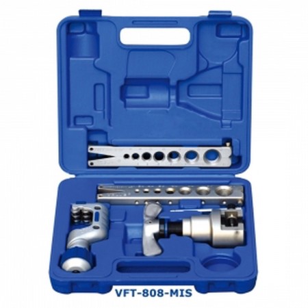 VALUE VFT-808 High quality refrigeration eccentric cone flaring tool kit in Imperial and Metric size LCD REPAIR TOOLS Value 44.00 euro - satkit