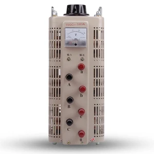 Variac trifásico 3KVA 12A 0-430V - Transformador de salida variable CA