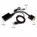 VGA+Adaptateur de câble adaptateur audio vers HDMI PC COMPUTER & SAT TV  10.50 euro - satkit